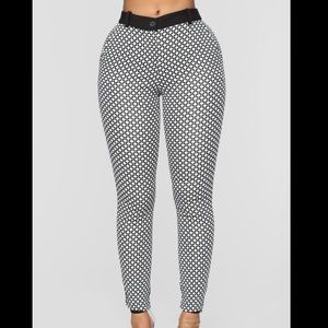Diamond Print Business Pixie Pants